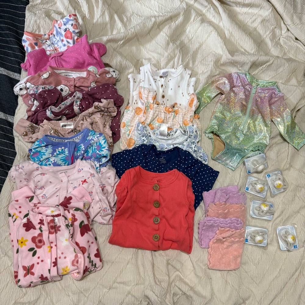 Baby Girl Clothes Bundle Lot
